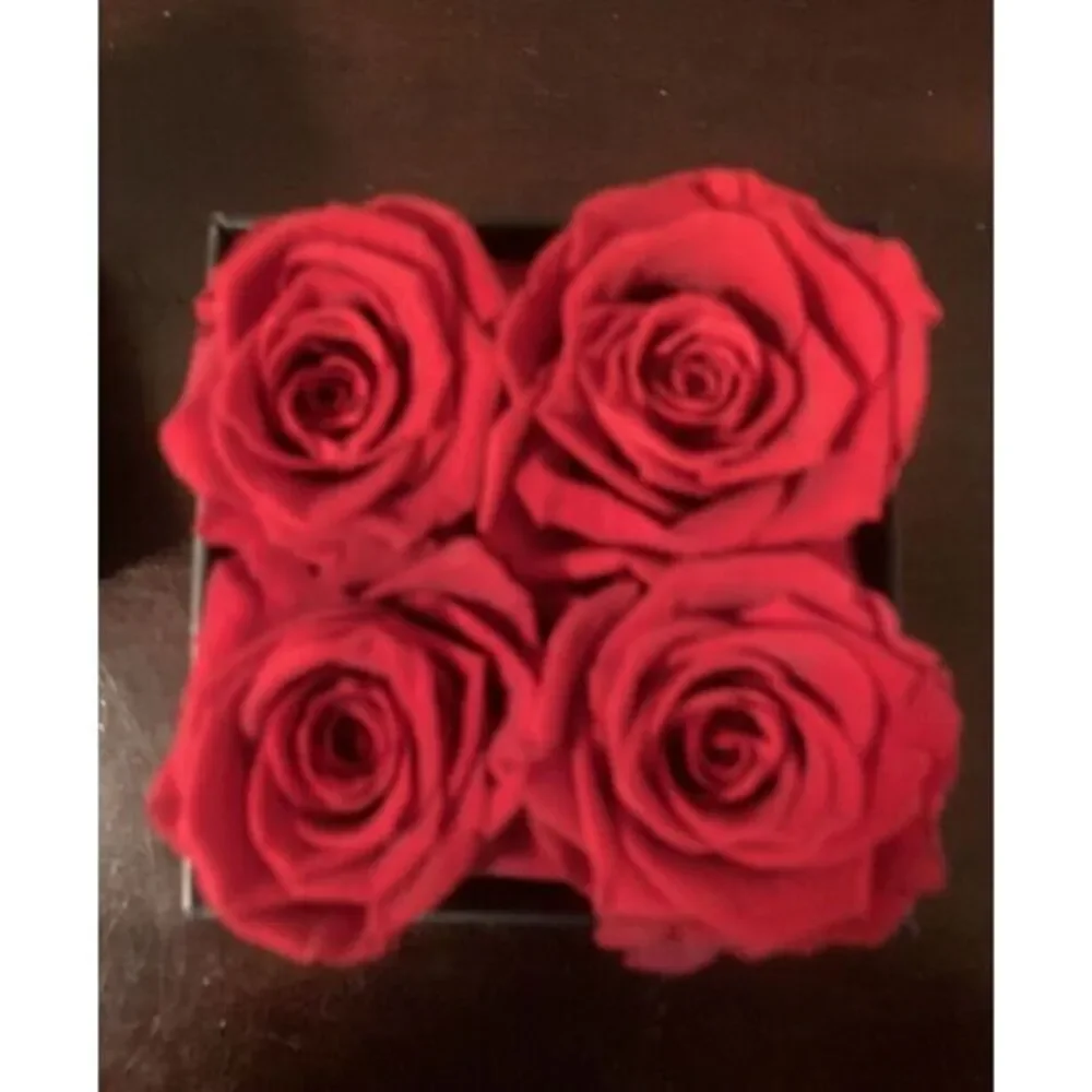 Preserved Roses Gift Box Real Eternal Rose Flower Gifts Unique Jewelry Box‎ Otuo